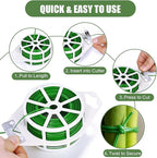 984FT Total (2 Rolls, 492FT Each) Garden Twist Ties with Cutter, Plant Ties for Tomatoes & Vines, Reusable Garden Ties for Gardening, Cable Management & Home Organization