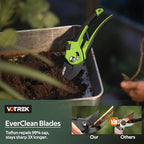 VOTREK® Pruning Shears for Gardening, [Patented Stepless Handle Opening] - Garden Clippers with Ultra-Sharp SK5 Steel for Weak Hand, Universal Fit for All Hand Sizes, Effortlessly Cuts 1-Inch Branches