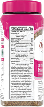 Osmocote Smart-Release Plant Food Plus Outdoor & Indoor1 - Granular, Continuous Release Plant Fertilizer with 11 Essential Nutrients, 1 lb.