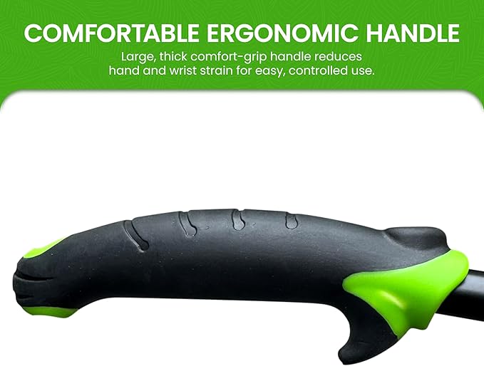 Garden Guru Hand Hoe Tiller Cultivator Tool - Carbon Steel for Ultimate Strength - Rust Resistant - Ergonomic Handle - Great for Gardening Digging Tilling Planting Cultivating Loosening (2 Pack)