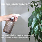 Watering Can Indoor Plants, ONEDONE Watering Can Long Spout Small Watering Can 34 oz, Plant Watering Can for Indoor Plants House Plants Garden Flowers w/Spray Bottle, Squeeze Bottle (Amber)