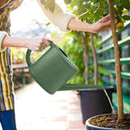 Watering Can - for Indoor and Outdoor Plant Garden - 1/4 Gallon - Green