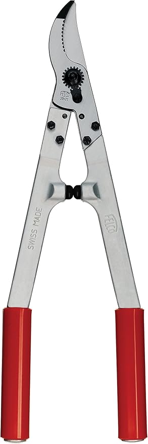 FELCO F20 Swiss Made Loppers for Gardening – 16.9" Heavy Duty Loppers Tree Trimming | Tree Branch Cutters | Tree Trimmer Tool with Replaceable Carbon Steel Blade, Forged Handles Made for Life