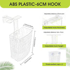2 PCS Upgraded Aquarium Plant Holder, Adjustable Thickness Height Fish Tank Plant Holder with 2 Extension Hooks and 2 Suction Cups for Fish Tank Aquaponic (Transparent)