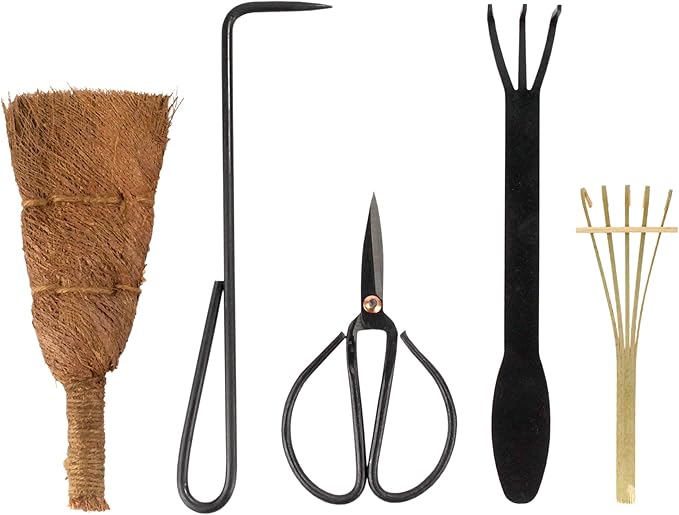 BambooMN Bonsai Tool Kit 5pc Basic Care Set - 3 Sets