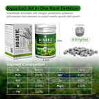 MagTool Root Tabs, Aquarium Plant Fertilizer for Freshwater Planted Tanks, Safe for Fish, Shrimp & Snails，Slow Release,70g/Box