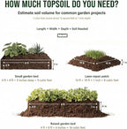 All Purpose Topsoil 24 lb Pail, Organic Potting Soil and Planting Mix, Root Boosting Garden Soil for Indoor Outdoor Houseplants, Flowers, Vegetables, Herbs, Shrubs, Raised Beds and Containers