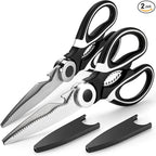 2 Pcs Garden Shears Flower Scissors, Multifunctional Gardening Floral Pruning Shears, Premium Thickened Stainless Steel Floral Scissors for Flower Bar Supplies, Fruits, Plant, Potted Landscapes