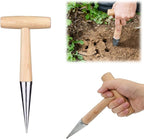 Plant Hole Digger for Planting, Garden Seed Dispenser, Bulb Planting Tool, Handheld Digger Garden Seed Planting Tool for Planting Tulip Daffodil Saffron Vegetable Seeds (1pcs)