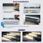 SHONELIGHTING Solar Step Lights for Outside, 33 Focused-Beam High-Brightness LEDs, Waterproof Aluminum Outdoor Stair Light for Risers, Curbsides, Poolsides, Planter Edges (Warm White, 2Pack)