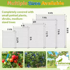 Fruit Tree Netting - Easy Install Plant Protection Cover, Reusable Garden Mesh Bag for Blueberry Bushes/Tomato - Block Birds/Insect/Squirrels (6, 6x7.2 FT)