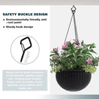 20 PCS Q-Hanger Hooks for String Lights, Ceiling Hooks for Hanging Plants, Wind Chimes, Bird Feeders, Lanterns, Christmas Decorations (Square Hanger) Black