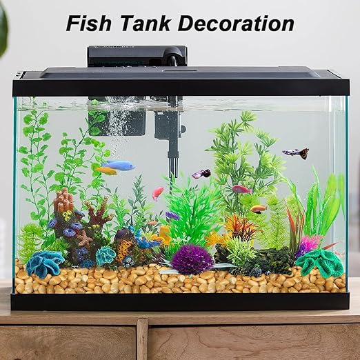 Fish Tank Rocks,Virekm River Rocks, Decorative Ornamental Pebbles Garden Landscaping Stones Gravel Filler for Home Decoration Flower Bed Fish Tank Plants Vases Succulents