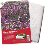 BloomingBulb Seed Mat - Easy to Plant and Grow Garden Seeds - Creates Fragrant, Vibrant Flower Garden (Mixed Verbena Groundcover)