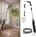 Electric Plant Watering Device for Indoor Plants, High Reach Watering Wand for Hanging Plants, Automatic Watering Tool from Bucket, Precise Flow No Spill, Portable Indoor Watering System