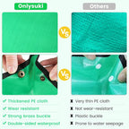 2 Pcs 26.8" x 26.8" Potting Mat for Indoor Plants Transplanting Control Mess Square Repotting Mat Gardening Gifts