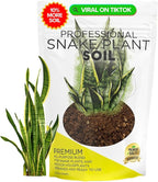 Professional Snake Plant Soil Large 2.2 Quarts Ready to Use, Premium Potting Soil for Snake Plants Dracaena Trifasciata, Fast Draining Indoor Soil with Peat Moss Coco Coir Perlite Dolomite Made in USA