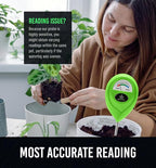 GROWIT Soil Moisture Meter for Plants - Plant Moisture Meter for House Plants | Hydrometer for Plants | Plant Moisture Meter Houseplants | Water Tester for Plants | Farming Plants (Pack of 2)