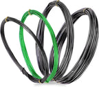 Bonsai Wire Kit, 4 Rolls Total 64Ft Aluminum Bonsai Training Wire Set for Indoor 1.0MM, 1.5MM, 2.0MM