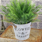 CATTREE Artificial Shrubs, Plastic Plants Bamboo Grass Fake Green Bushes Greenery Décor for Wedding Indoor Outdoor Home Garden Verandah Office Table Centerpieces Arrangements Decoration 4 Pcs