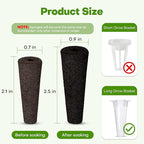 Ahopegarden 50pcs Hydroponic Pods Kit: Compatible with AeroGarden Herb Kits with 50 Grow Sponges; 50 Pods Lable, Highly Breathable - Indoor Garden Kit Supplies for Most Brands