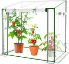 Mini Greenhouse, 47.2”(L) x31.5”(W) x47.2”(H) Greenhouses for Outdoors and Indoor, Durable Green House Kit with Window, Thicken PE Cover, Clear Mini Portable Garden Plant Green House