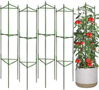 Moirsunt 4Pack Tomato Cage for Garden, 48Inch Multi-Functional Plant Support Stakes, Garden Stakes Tomato Trellis for Raised Garden Bed & Potted Plants, Tomato Cage Trellis for Climbing Plants