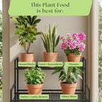 Rosy Soil Plant Food - Microbially Active Fertilizer for Houseplants, Herbs, Flowers – Enriched with Biochar, Kelp, and Worm Castings – Organic Food for Healthy Growth – 4 Quarts