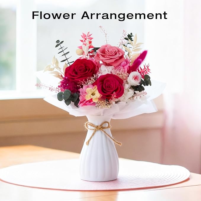 Vrioca Flowers for Delivery, Preserved Flowers Bouquets, Birthday Gifts for Women Mom