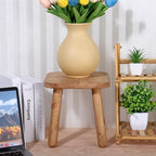YEXEXINM 2 Pack Wooden Plant Stand Indoor 9.25” Small Plant Stool Square Wood Plant Stand for Large Plants Sturdy and Stable Flower Pot Stand Holder for Living Room, Balcony, Office, Holds 300 lbs