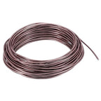 PATIKIL 2mm Bonsai Training Wire, 1 Roll Floral Wire Stems Anodized Aluminum Tree Wire 32.8 Feet Total for Gardening Branch Fixing, Brown