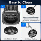 Solar Bug Zapper Outdoor Waterproof, Portable & Rechargeable Bug Zapper with Panel Sensor & LED Night Light Mosquitoes Zapper, Electric Fly Zapper for Home, Patio, Backyard, Camping