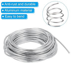 PATIKIL 3.5mm Bonsai Training Wire, 1 Roll Floral Wire Stems Anodized Aluminum Tree Wire 32.8 Feet Total for Gardening Branch Fixing, Silver