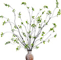 6 Pcs Artificial Ficus Branches Faux Eucalyptus Stems, 47.2 Inch Fake Greenery Stems Artificial Plants for Vase Filler Decoration, Fake Leaves Branches Centerpieces Decor.