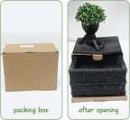 Zerzsy Cute Faux Succulent Desk Decor, Small Fake Plants Decor for Bedroom and Bathroom, Lovely Faux Succulent Desk Decoration for Office and Home - Set of 1
