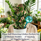 10pcs Plant Self Watering Globe Stakes, Plant Watering Stakes Automatic Plant Watering Bulb System Spikes, Flower Automatic Watering Device, Garden Self Waterer for Indoor Outdoor Plant