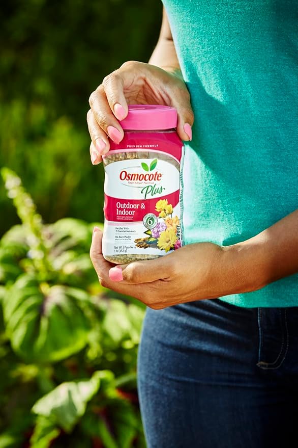 Osmocote Smart-Release Plant Food Plus Outdoor & Indoor1 - Granular, Continuous Release Plant Fertilizer with 11 Essential Nutrients, 1 lb.