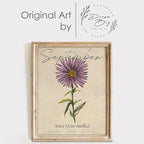 September Birth Flower Art Print - 8x10 (Unframed) | Capturing the Splendor of the September Birth Flower | Decor Accent for Birthdays and Special Occasions | Living Room Decor | Modern Home Decor