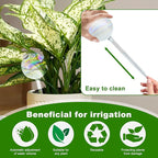 4 Pack Plant Watering Globes - 380ml Self-Watering Bulbs, Automatic Plant Waterer for Indoor & Outdoor Potted Plants, Vacation Plant Care Essential, Decorative Glass Design (380ml/13oz)