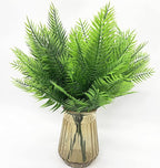 CATTREE Artificial Shrubs, Plastic Plants Bamboo Grass Fake Green Bushes Greenery Décor for Wedding Indoor Outdoor Home Garden Verandah Office Table Centerpieces Arrangements Decoration 4 Pcs