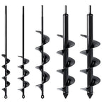 VASGOR Set of 5 Auger Drill Bit for Planting (1.6x16", 2x16", 2.6x16", 3x16", 3.5x16") - Easy Planter Garden Auger - Bulb & Bedding Plant Augers - Post Hole Digger for 3/8” Hex Drive Drill