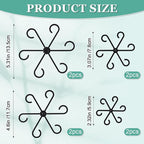 8pcs Plant Stem Support, Plant Support for Indoor Plants, Plastic Reusable Plant Stabilizer, Indoor Plants Accessories