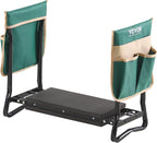 VEVOR Garden Kneeler and Seat, 330 lbs Load Capacity, 8" EVA Wide Pad, Foldable Garden Stool, Kneeling Bench for Gardening with Tool Bag, Gifts for Women, Grandparents, Seniors, Mom and Dad