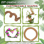 2 Pack 48'' Bendable Moss Pole for Monstera & Pothos - Tall Handmade Coco Coir Plant Support Stakes for Large Climbing Indoor Plants, Potted Houseplant Trellis Accessories