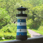 Solar Lighthouse Rotating Beacon – Led Light House for Yard Garden Nautical Decor Porch Deck Outdoor Decoration Lawn Ornaments Outside Statue Gifts for Mom Mother