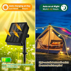 LairtPOW Solar Rope Light Waterproof IP65 39FT 100LEDs Outdoor LED ‎Solar Outdoor Lights for Party Garden Yard Home Wedding Christmas Halloween Holiday Tree Decoration Lighting