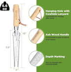 WORKPRO Hand Weeder Puller, 5-in-1 Stainless Steel Garden Trowel with Wooden Handle,Gardening Weeding Tool for Easy Weeder Removal, Planting, Weeding, Flower & Vegetable Care in Garden Lawn Yard