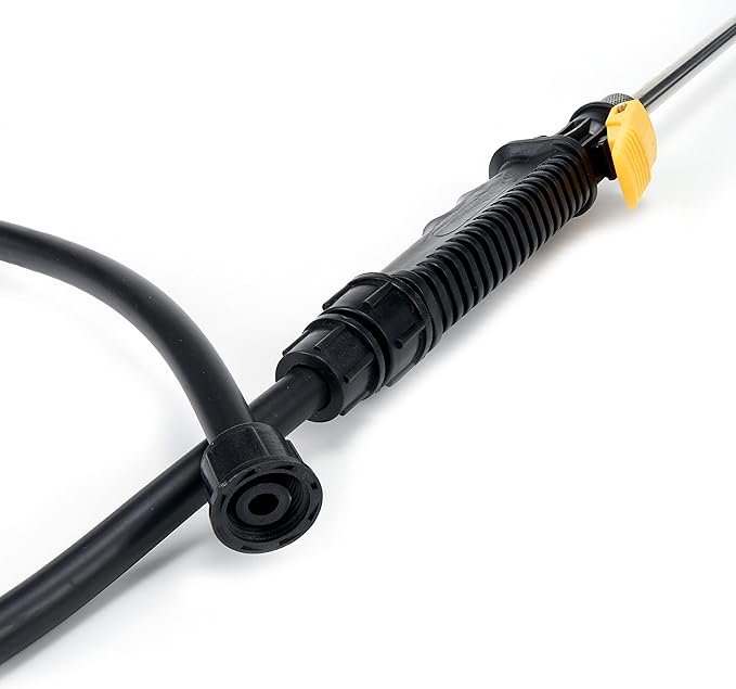 Replacement Sprayer Wand for Ryobi，Stainless Steel Sprayer Wand with Adjustable Nozzle，Trigger Wand & Hose for Ryobi P2803 Sprayer (With Hose)