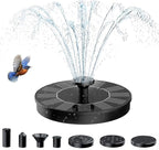 AMZtime 1.4W Solar Fountain with 4 Fixed Rods, 2026 Solar Fountain Pump with Upgraded Solar Panels, Solar Powered Floating Water Fountain Pump for Bird Bath, Garden, Ponds, Fish Tank and Outdoor