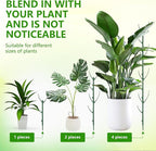 5 Pack Stackable Monstera Plant Support, Garden Plant Support Stakes for Indoor Outdoor Plants, Climbing Plant Support Structures Plant Holder Stick Moss Pole for Support Tall Potted Plants (5 Pack)